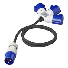 Cee Plug Adapter Cable 3-Fach