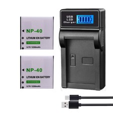 Batteria 2 pezzi + caricatore