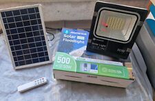 AIGOSTAR FARO SOLARE LED CON PANNELLO FARETTO CREPUSCOLARE 50WATT TELECOMANDO