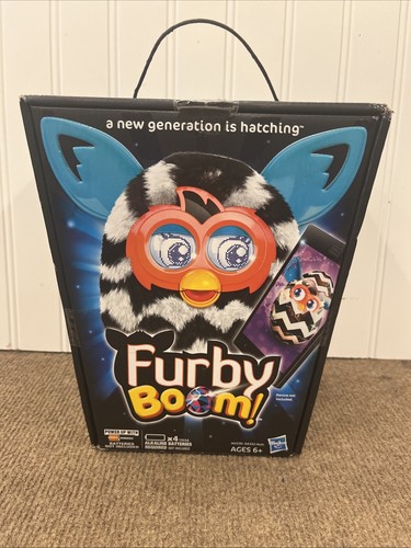 Furby boom black - black, white