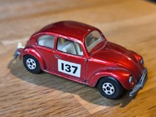 VOLKSWAGEN 1500 BERLINA VW MAGGIOLINO MARRONE MATCHBOX SUPERFAST N.15 INGHILTERRA DEL 1969
