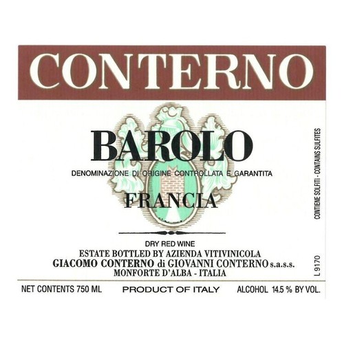 Barolo conterno cascina - barolo,