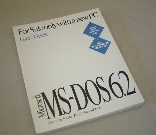 Microsoft dos 2 - 6.2, vintage