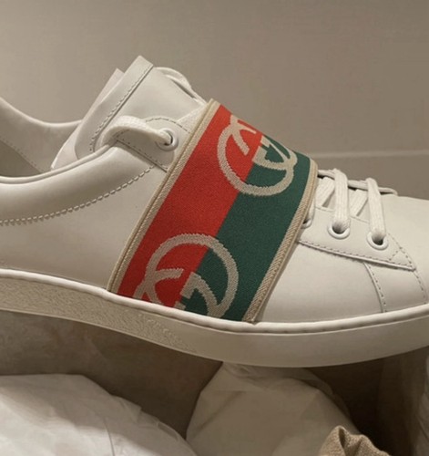 Sneakers gucci asso bianche - sneakers, asso,
