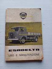 Lancia Esadelta 1963 autocarro manuale uso manutenzione libretto originale