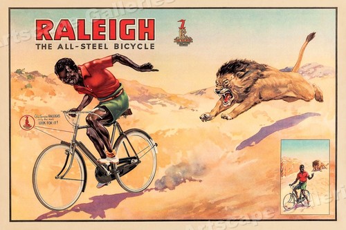 Poster pubblicitario raleigh - poster,