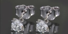Orecchini oro bianco 14 kt