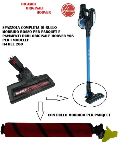 Spazzola con rullo morbido per - con,