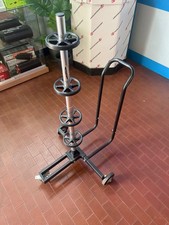 CARRELLO SUPPORTO PORTA GOMME CON CERCHI - SUPPORTO PER 4 PNEUMATICI