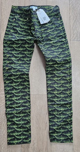 Pantaloni jeans denim - , stampa