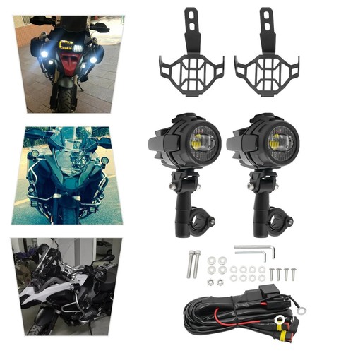 2pcs fari fendinebbia led moto - fari,