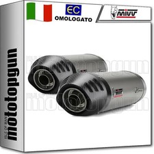 MIVV 2 SCARICO US OMOLOGATO OVAL TITANIO CC DUCATI 1198 2009 09 2010 10 2011 11