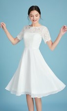 HBH abito da sposa corto con