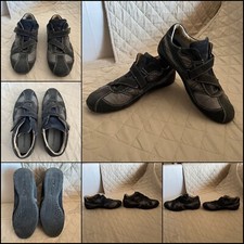 SCARPE SNEAKER LUMBERJACK TAGLIA 43  COLORE BLU-GRIGIO IN TELA SCAMOSCIATA