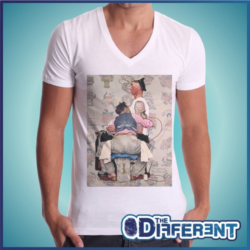 Shirt collo tattoo - v, norman