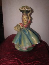 STATUA IN GESSO CONTADINA ANNI