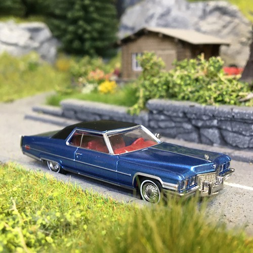 Cadillac coupé deville - coupé, bleu