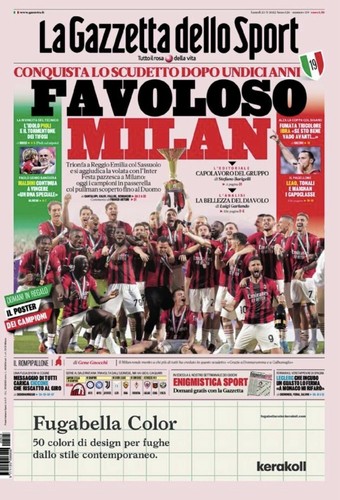Gazzetta dello sport maggio - dello,