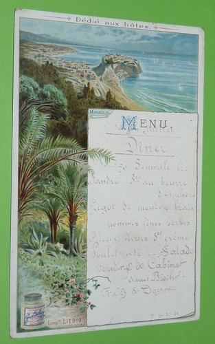 Chromo liebig menu - menu, 39