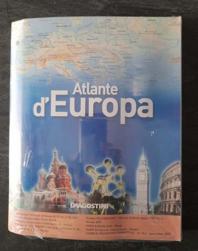Atlante europa agostini - d'europa,