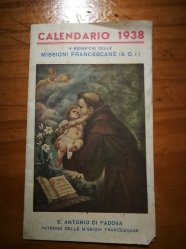 Santino antico calendario - santino,