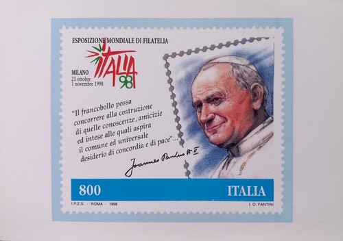 Cartolina poste filatelua 1998 - poste,