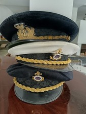 3 Cappelli antichi Marina Militare Italiana Vintage collezione 