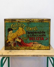 Scatola latta Gelati Delizia