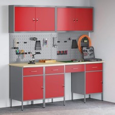Mobile da lavoro 10 pcs Rosso