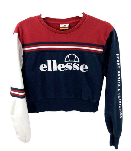 Felpa ellesse cropped donna - ellesse,