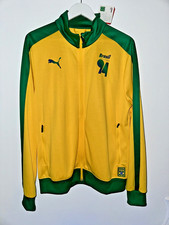 Giacca da pista Brasile 1994 by Puma taglia Large Forever Football T7 Dandelion nuova con etichetta