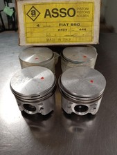 Serie Pistoni ASSO FIAT 850 DIAMETRO 65, 4  Cod. 2494