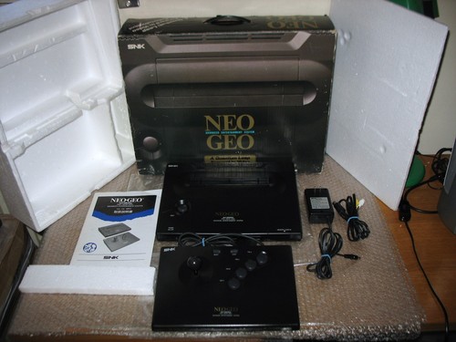 Boxed snk neo geo aes - neo,