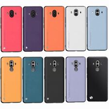 Custodia rigida per Huawei Mate10 Mate 10ProPlain pelle rivestita tessuto gomma