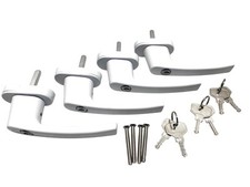 Set di 4 maniglie per finestre