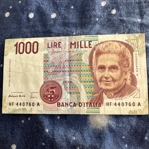 Banconota mille 1000 lire - banconota,