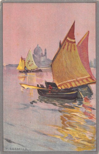 Paesaggio barca vela al - vela,