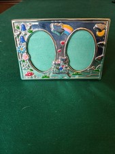 PORTAFOTO DECORATO CON CORNICE IN ARGENTO 925‰