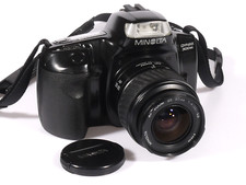 PRL) MINOLTA DYNAX 300si FOTOCAMERA FILM BODY CAMERA OBIETTIVO AF ZOOM 35-80 mm