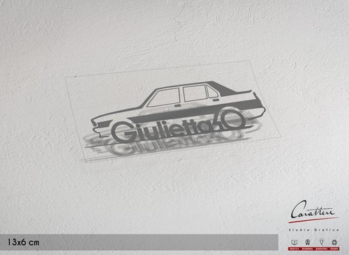 Adesivo alfa romeo - romeo, giulietta
