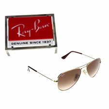 OCCHIALI DA SOLE RAY-BAN AVIATOR JUNIOR ARISTA ORO MARRONE SFUMATO RJ9506S 223/13