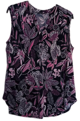 Maglia donna blu - , floreale