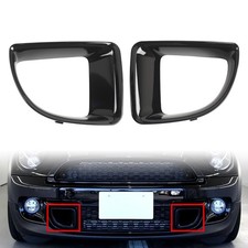 2x Telaio condotto aria anteriore nero lucido per Mini Cooper Cabrio R57 2009-2014