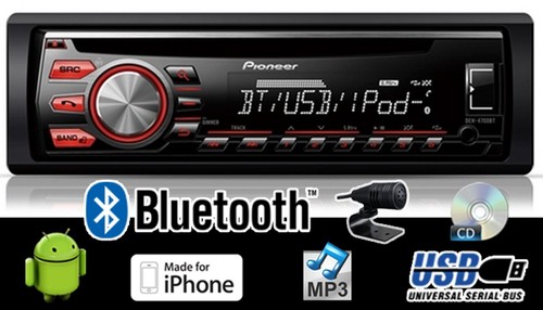 Pioneer deh 4700bt autoradio - pioneer, deh-4700bt