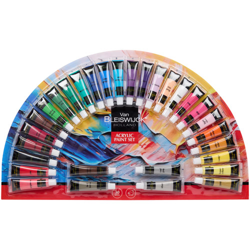 Set colori acrilici tubetti - colori,