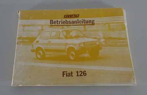 Manuale uso fiat 126 - manuale,