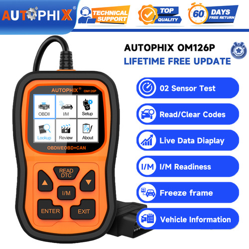 Autophix om126p obd2 scanner - om126p,
