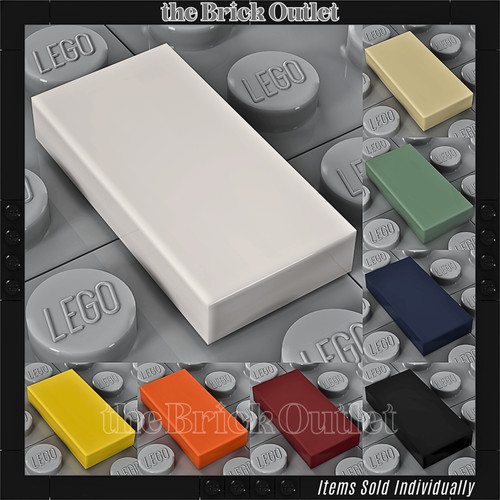 Lego 1x2 tile - lego, "new"