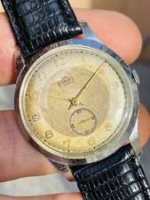 Orologio Vintage Oversize DichiWatch 37,5mm Bitonale Meccanico Manuale SwissMade