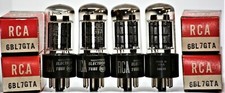 6BL7 GTA VALVOLA NOS RCA TUBE VALVE röhre VALVOLE BLACK PLATE QUAD AMPLIFICATORE